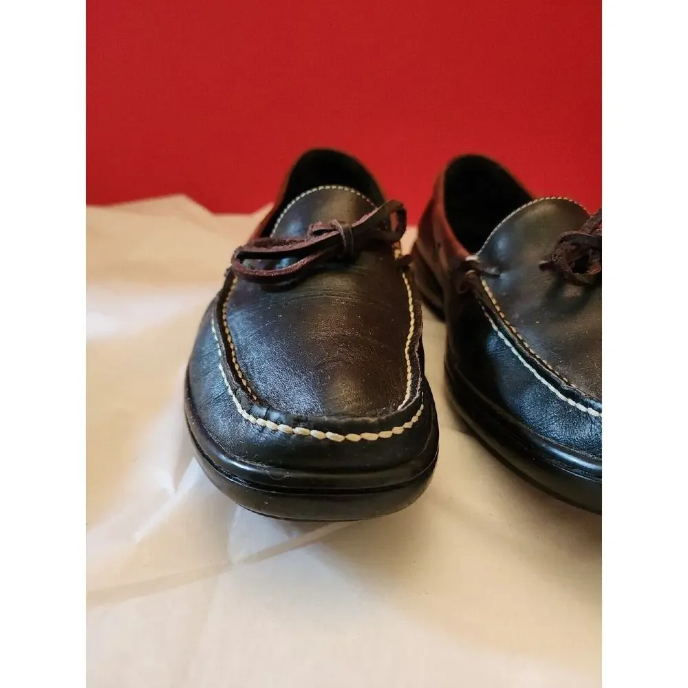 COLE HAAN MOCCASIN LOAFER C08940 BROWN LEATHER SIZE 12 M